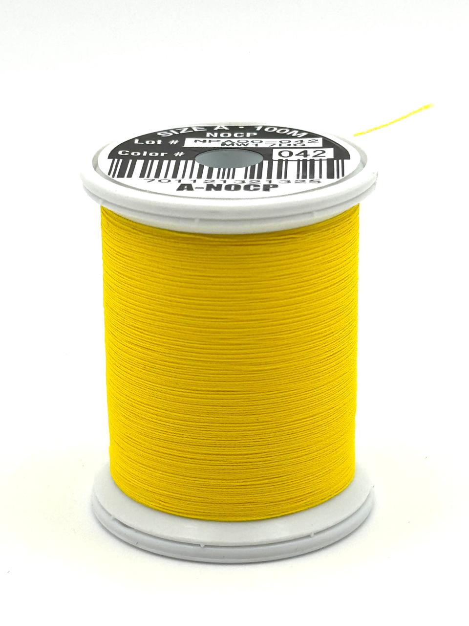 Нитки Fuji Ultra Poly Thread NOCP 100M Size A (042 Taxi Cab Yellow 100M Size A) Нитки Fuji Ultra Poly Thread NOCP 100M Size A (042 Taxi Cab Yellow 100M Size A)