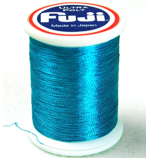 Нитки Fuji Metallic Thread 100M Size A (Ice Blu-908) Нитки Fuji Metallic Thread 100M Size A (Ice Blu-908)