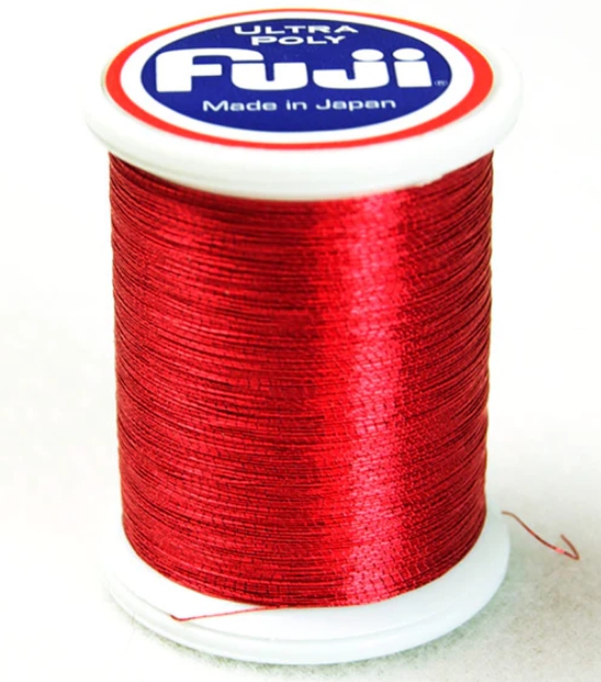 Нитки Fuji Metallic Thread 100M Size A (Red-909) Нитки Fuji Metallic Thread 100M Size A (Red-909)