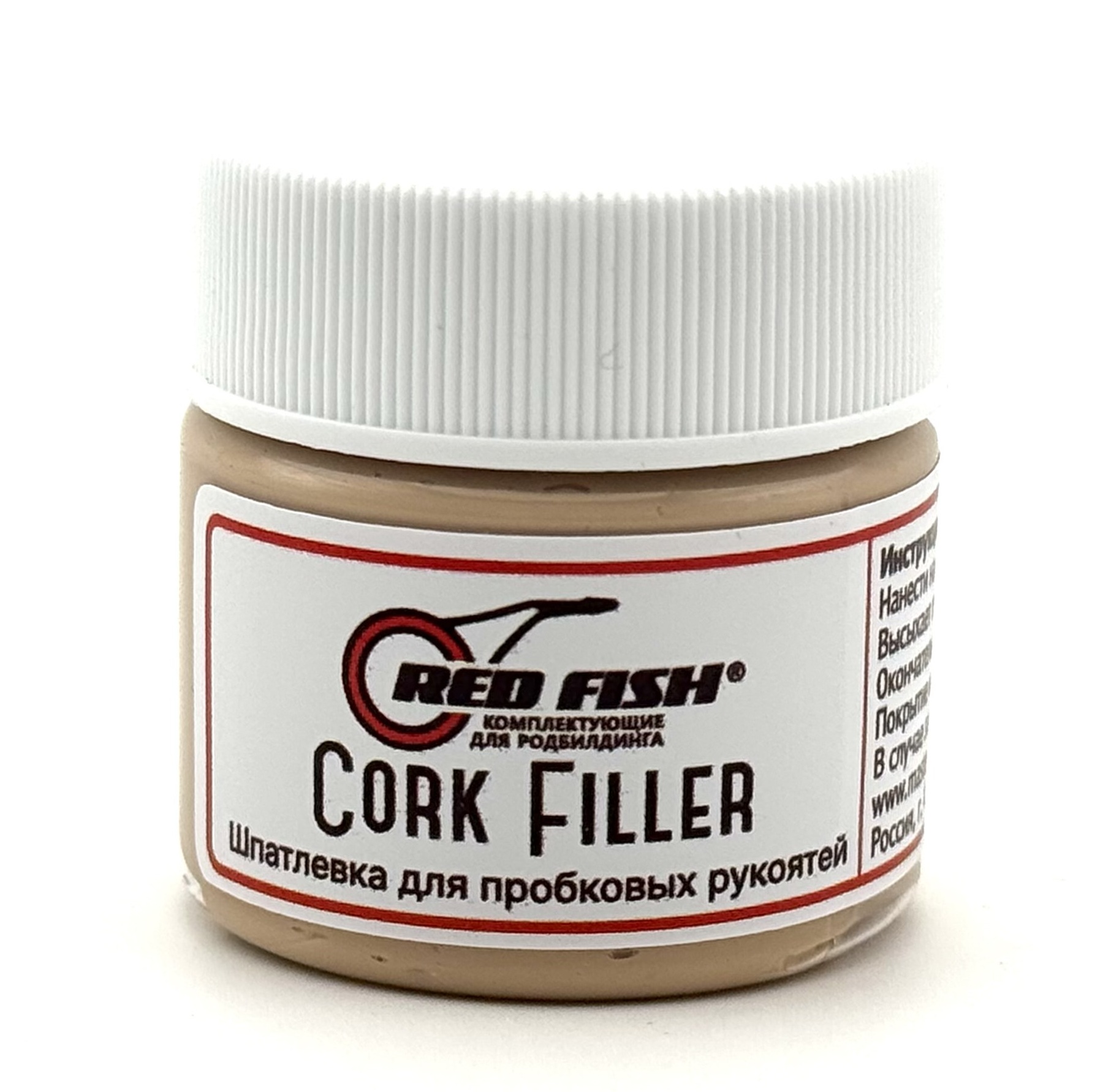 Шпатлевка для пробковых рукоятей Red Fish Cork Filler (40 гр.)