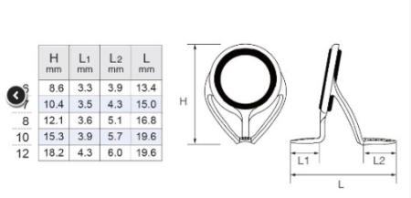 Кольцо FUJI TORZITE T2-LRVTG
