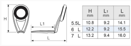Кольцо FUJI TORZITE T2-KLTG-L