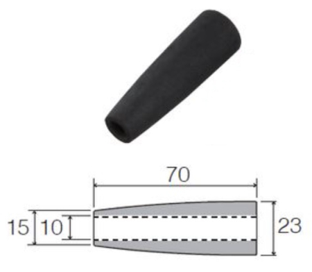 Butt grip Fuji E-TGPR70-23