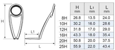 Кольцо FUJI TORZITE T-KLTG-H