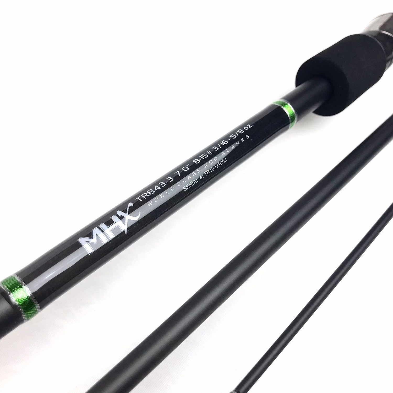 Тревел спиннинг нашей сборки на бланке MHX TR843-3 для рыболова из Москвы.