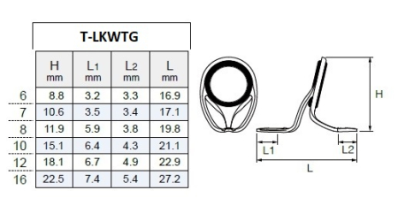 Кольцо FUJI TORZITE T-LKWTG