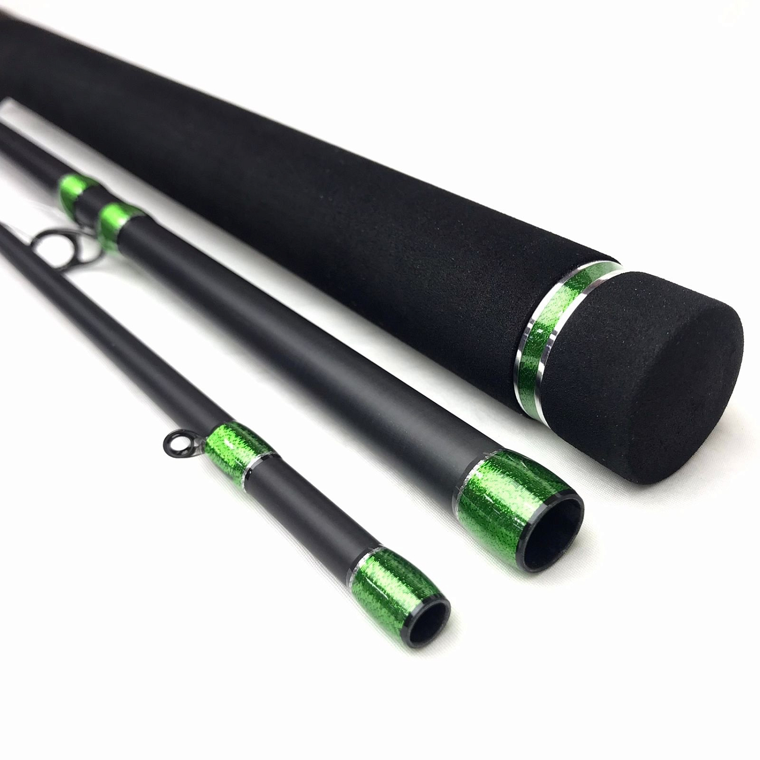 Тревел спиннинг нашей сборки на бланке MHX TR843-3 для рыболова из Москвы.