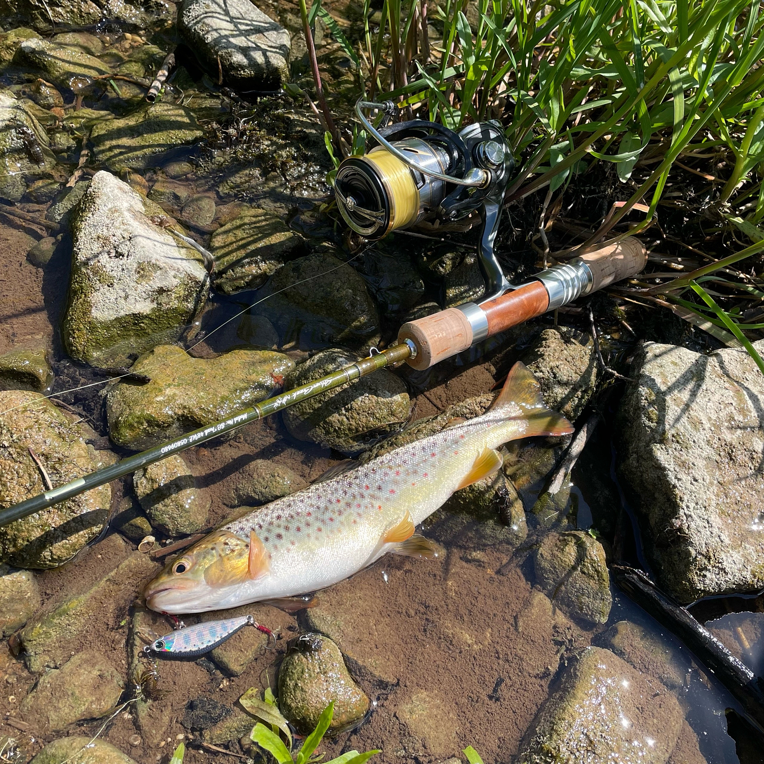 Укорачивание рукояти  DAIWA Silver Creek 48