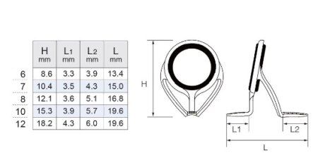 Кольцо FUJI TORZITE T-LRVTG