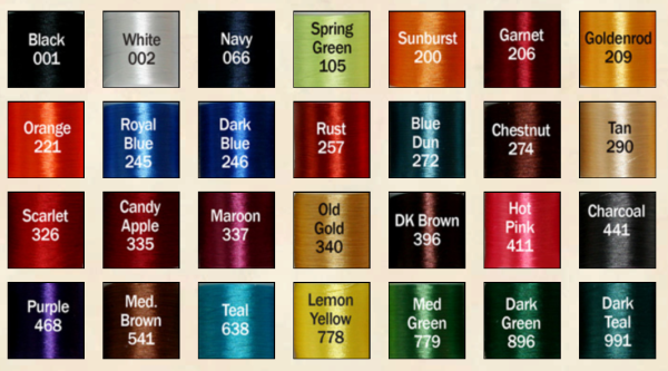 Нитки Fish Hawk Nylon Size A 100 M Spools